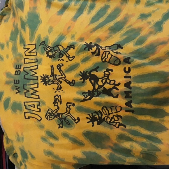We Be Jammin Jamaica Tie Dye XL Tee - Picture 5 of 7